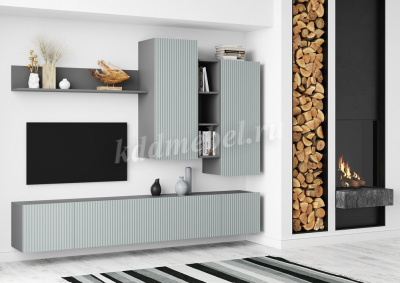 Гостиная Сканди (Серый Шифер/Грин Грей Софт)