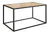 Стол журнальный Стиль 1 (Черный муар/Дуб сонома)
