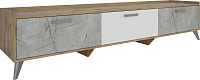 Тумба ТВ Микс-2.2 (Дуб табачный/Белый)