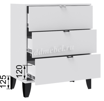 Комод КГ-1 Гира (Белый)