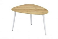 Стол журнальный Дикси (Дуб сонома/Белый)