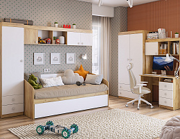 Форсаж (Дуб крафт золотой/Белый) Форсаж (Дуб крафт золотой/Белый)