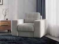 Кресло Виконт_Светло-серый