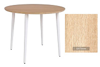 Стол обеденный Бони (Дуб сонома/Опора белый)