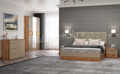 Тумба прикроватная Рамона (Дуб кельтский/Бежевый)