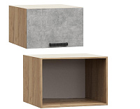 Шкаф верхний ШВГП 500 Кухня Кения (Вяз Швейцарский)