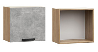 Шкаф верхний ШВГ 460*500 Кухня Индира (Лофт Графит)