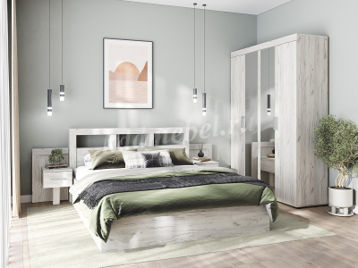 Стол письменный Гранд (Дуб крафт белый)