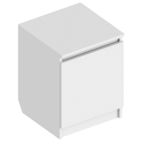 Тумба прикроватная 1-ств 400х400х520 Тумба прикроватная 1-ств 400х400х520