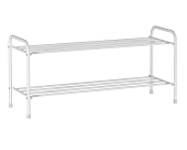 Подставка для обуви Альфа-32 2-х полочная (Белый)