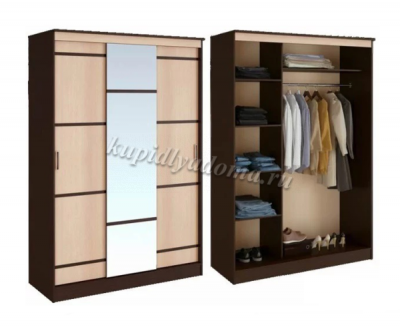 Шкаф-купе Сакура 1.5 (Венге/Лоредо)