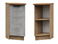 Шкаф нижний ШНТ 300 Кухня Бетоны (Бетон темный) БЕЗ СТОЛЕШНИЦЫ