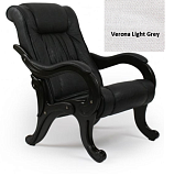 Кресло для отдыха Сенатор Модель 71 (Венге/Ткань велюр Серый Verona Light Grey)