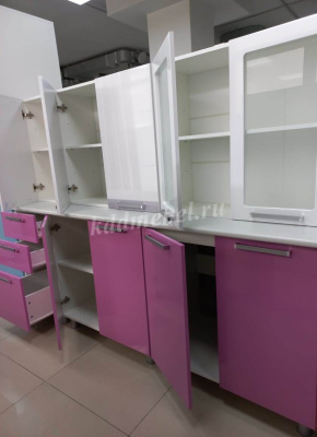 Кухня Люкс 2,0 (Акварель/Белый)