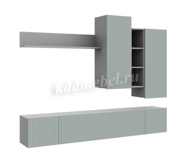 Гостиная Сканди (Серый Шифер/Грин Грей Софт)