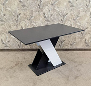 Стол обеденный раздвижной Нутан-05 2 кат. (Графит/Белый)