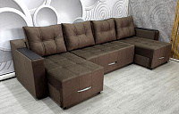 Угловой диван Брендон ПДУ с оттоманкой (2 кат.)