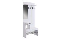 Прихожая Баско Белое дерево ящик открыт Прихожая Баско Белое дерево ящик открыт