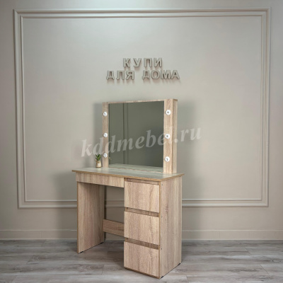 Косметический стол с подсветкой Сура (Дуб сонома)