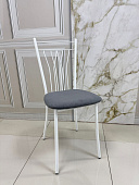 Стул Марсель К (Белый/Велюр Серый)