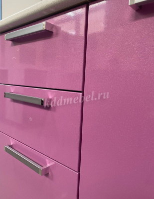 Кухня Люкс 2,0 (Акварель/Белый)