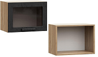 Шкаф верхний ШВГС 400 Кухня Орлеан (Кантри серый)