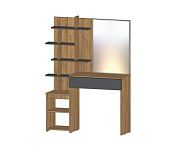 Стол туалетный Ленора (Дуб вотан/Графит)