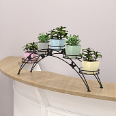 Подставка для цветов Арка-5 (Черный)