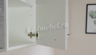 Кухня Модена 1.8 (60/40) (Белый/Ателье светлый)