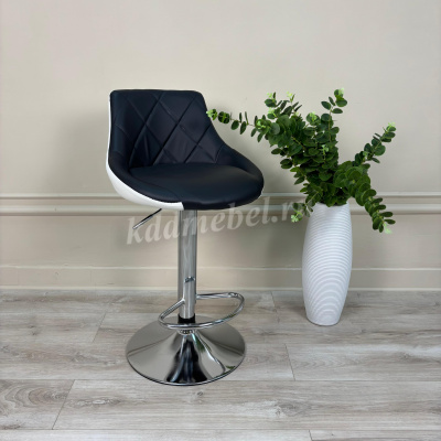 Стул барный J-700 (Черный/Белый)