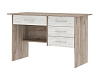 Стол письменный Сити (Дуб крафт белый/Дуб крафт серый)
