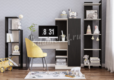 Стеллаж Бейсик-2 (Венге/Лоредо)