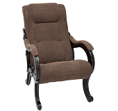 Кресло для отдыха Сенатор Модель 71 (Орех/Ткань велюр Коричневый Verona Brown)