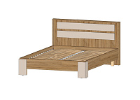 Кровать Ленора 1.4 (Дуб вотан/Кашемир)