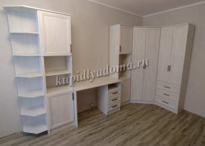 Стол письменный Принцесса (Ясень анкор белый)