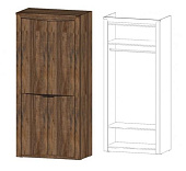 Шкаф Регина 2-х створчатый (Дуб самдал)