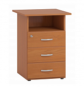 Тумба приставная 3 ящика Гермес Тм01 (Клен ванкувер)