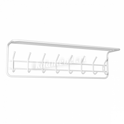 Вешалка с полкой ЗМИ 100 см (Белый)