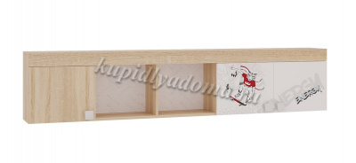 Полка Энерджи (Дуб сонома/Белый)