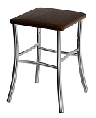 Табурет Квадрат (Шоколад крокодил экокожа)