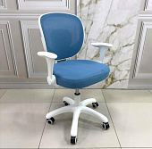 Кресло офисное BC-8062 (Синий/Белый каркас)