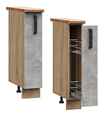 Шкаф нижний ШНБ 200 Кухня Мария (Белый) БЕЗ СТОЛЕШНИЦЫ