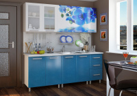 Кухня люкс лазурь 2,0_лазурное небо