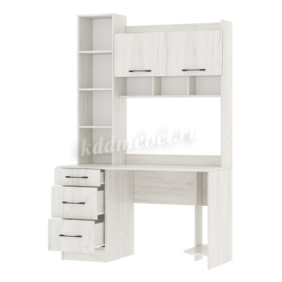 Стол компьютерный ПКС-5 (Дуб крафт белый)