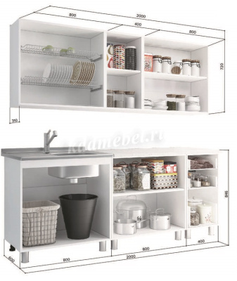 Кухня Люкс 2,0 (Лазурь)