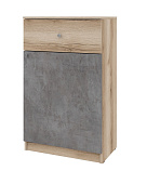 Тумба Квадро 363.03 исп. 2 ЛДСП (Дуб Делано/Камень)