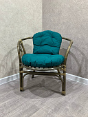 Кресло RJG-Bolima (Ротанг №6, ткань JPN DRILL 034)