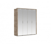 Шкаф 4дв (4 зерк) с порталом